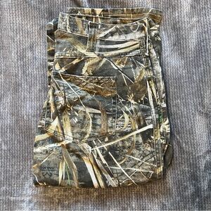 Realtree Camouflage Pants with Green and Brown Tones